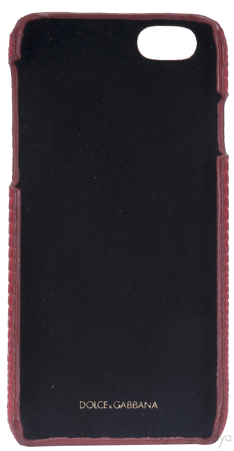 Crystal Red Lizard Effect Iphone Case
