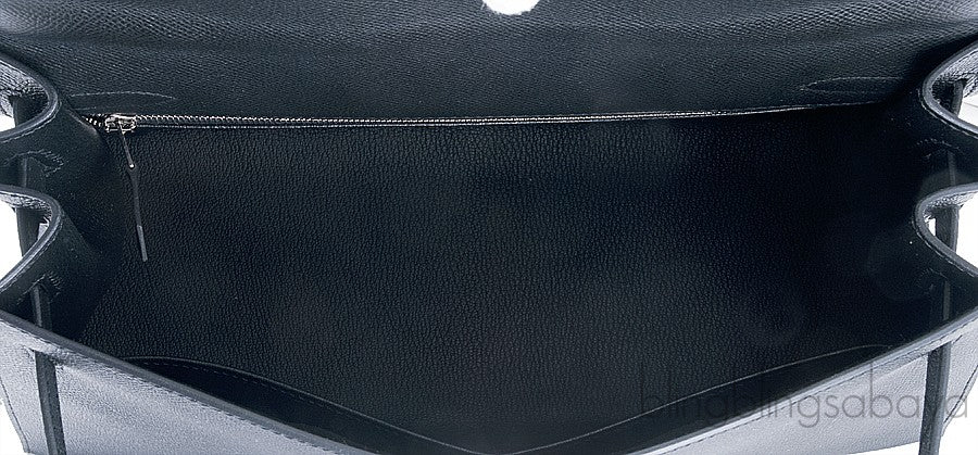 Kelly 32 Black Sellier Epsom