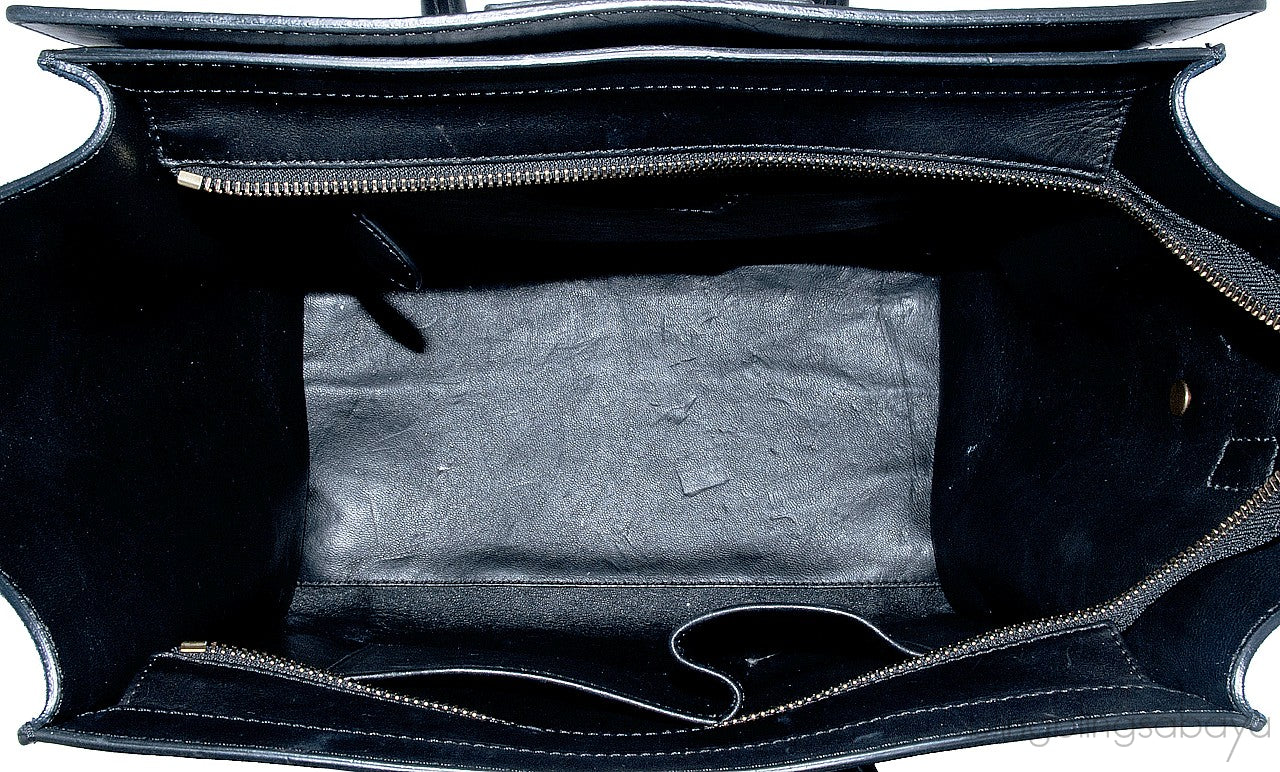 Mini Luggage Blue Python