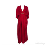 Red CDC Kaftan Dress
