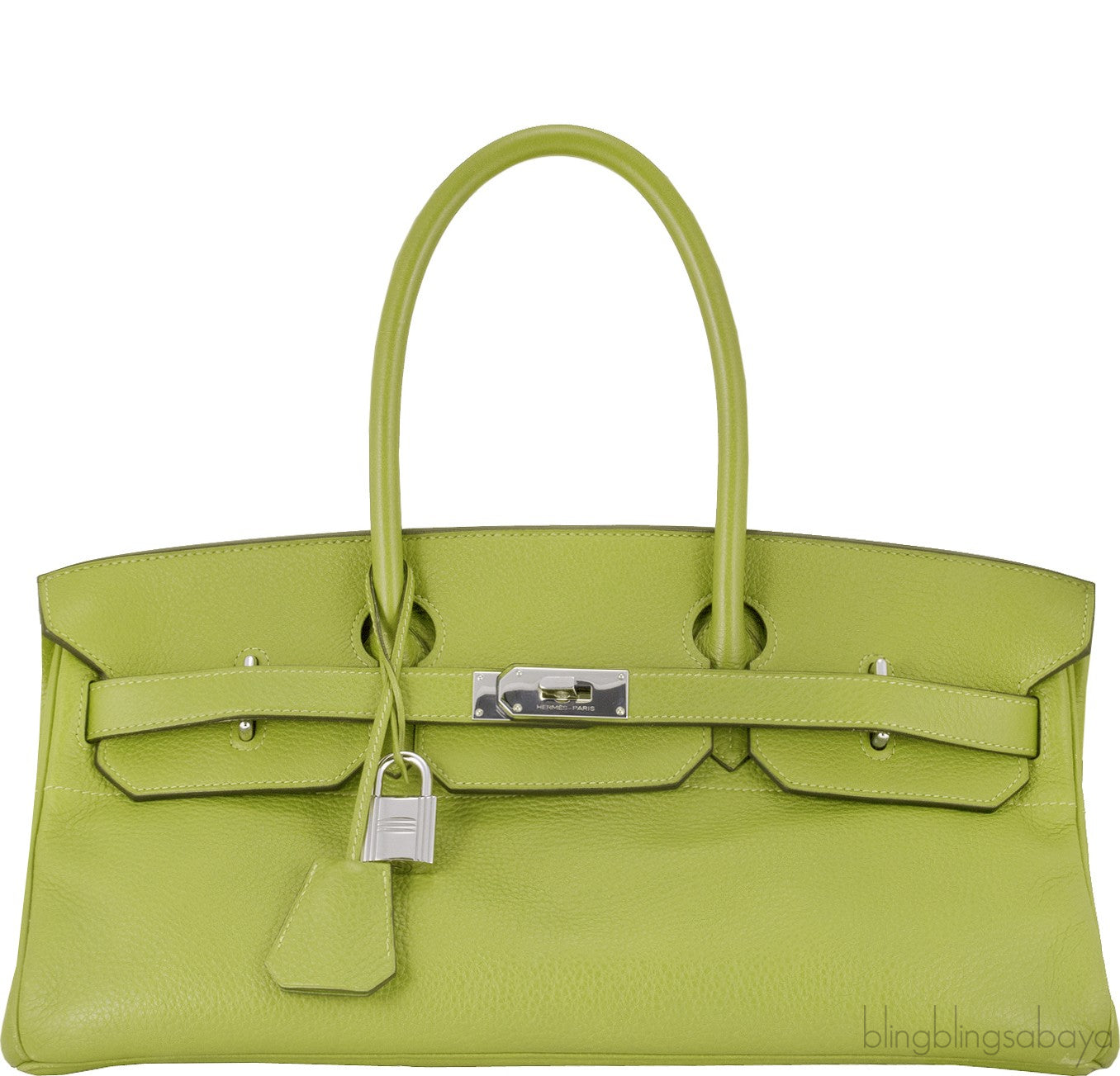 JPG Shoulder Birkin 42 Vert Anis