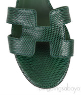 Oasis Vert Lizard Sandals