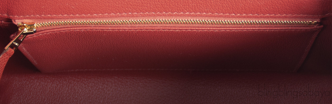 Birkin 25 Sellier Rouge Epsom GHW