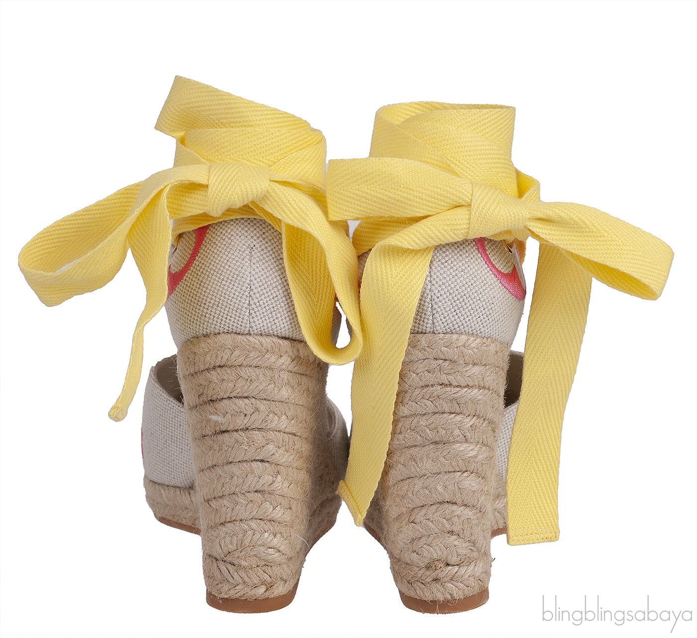 Canvas Monogram Wedge Espadrilles