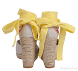 Canvas Monogram Wedge Espadrilles