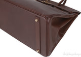Birkin 40 Dark Brown Ardennes GHW