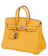 Birkin 25 Jaune Ambre Togo PHW