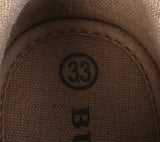 Burberry Kids Nova Check Print Strap Leather Sneakers