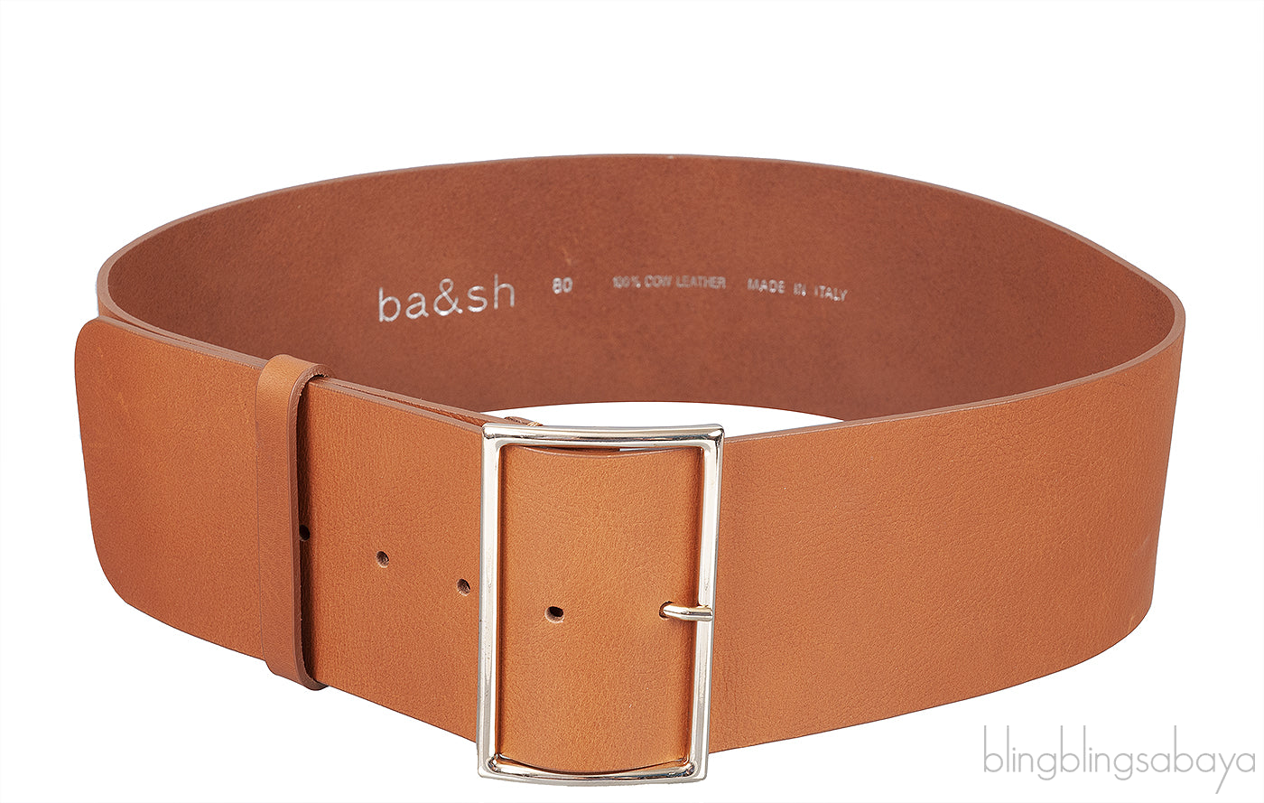 Brown Bianca Wide Belt