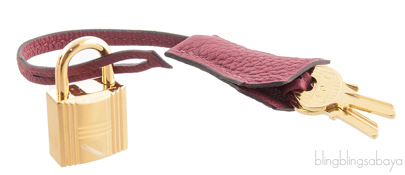 Birkin 25 Rouge Grenat GHW