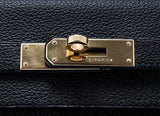 Kelly 35 Black Togo Retourne GHW