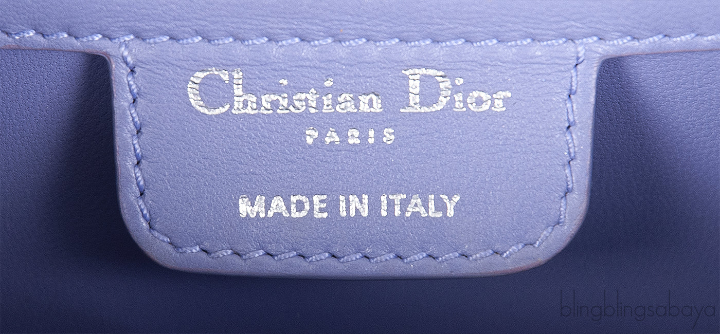 Christian Dior Mitzah Lilac  Crocodile Medium Tote