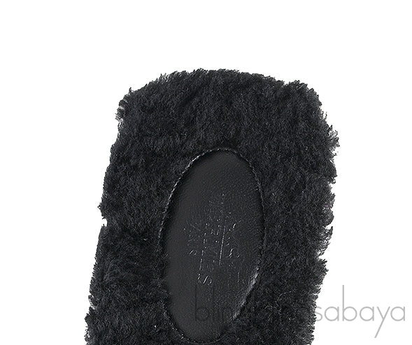 Oran Teddy Bear Black Sandals
