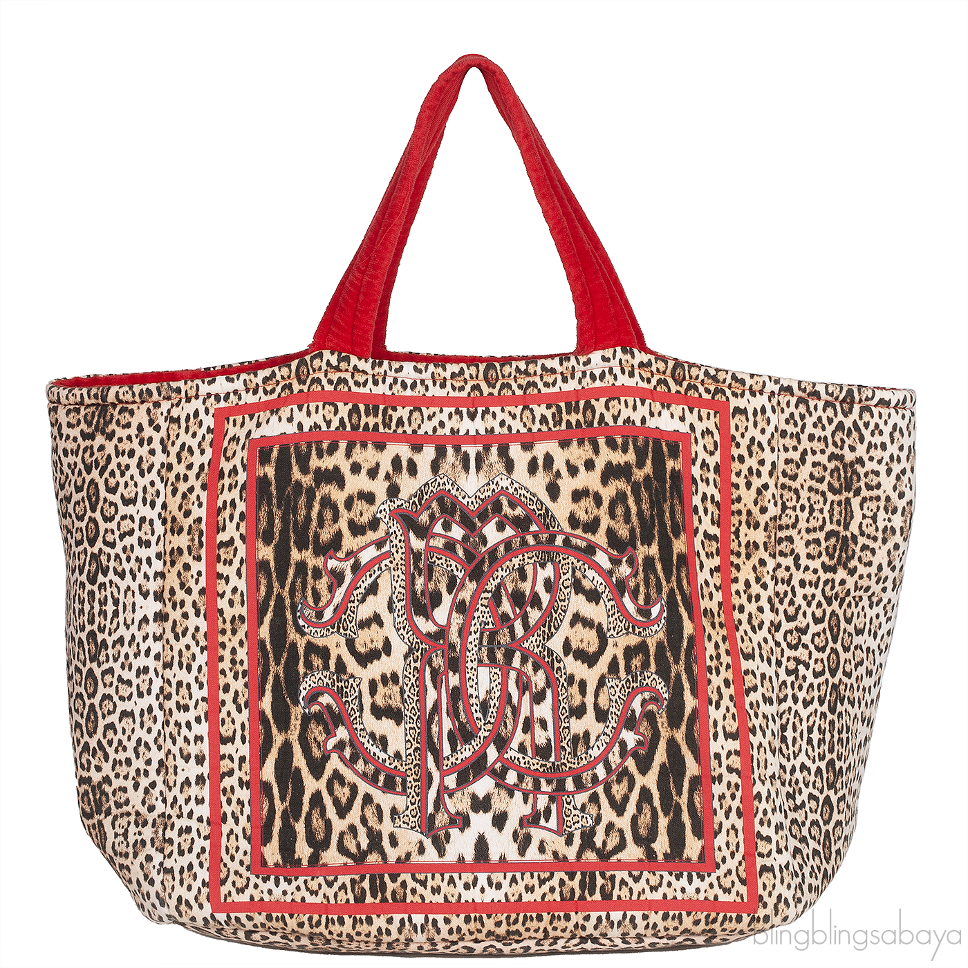 Leopard Print Beach Tote Bag