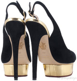 Dolly Suede Slingback Pump