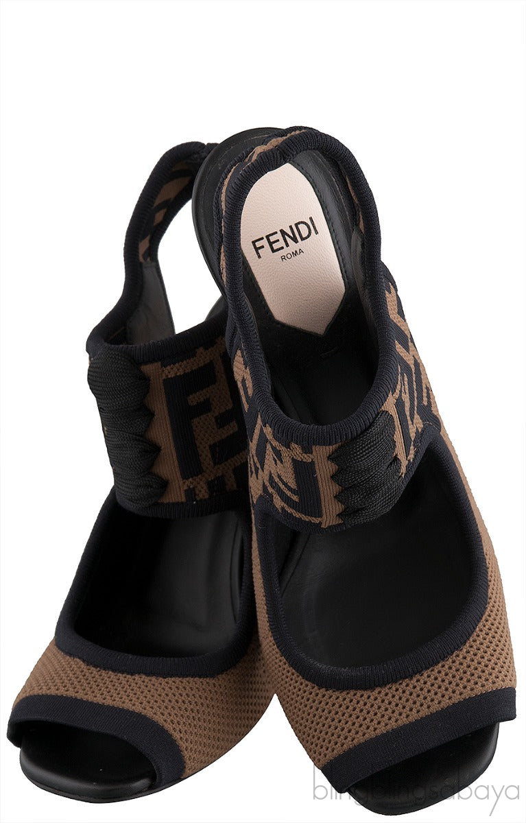 FF Logo Stretch Sandals
