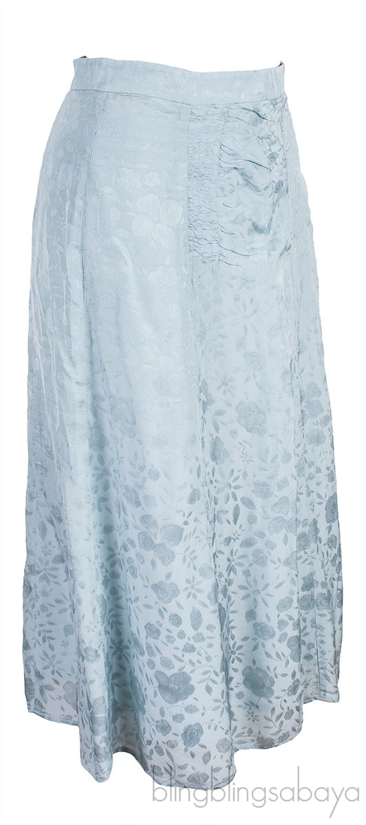 Sky Blue Midi Skirt