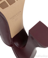 Bottega Veneta Leather Cha-Cha Heeled 100 Mules