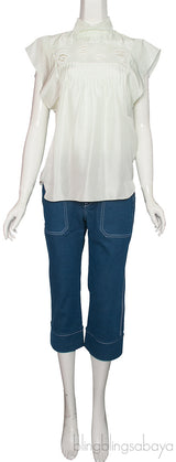 Light Green Top & Crop Pants
