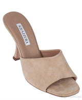 Light Brown Suede Mule