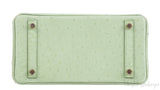 Birkin 25 Vert Criquet Ostrich GHW
