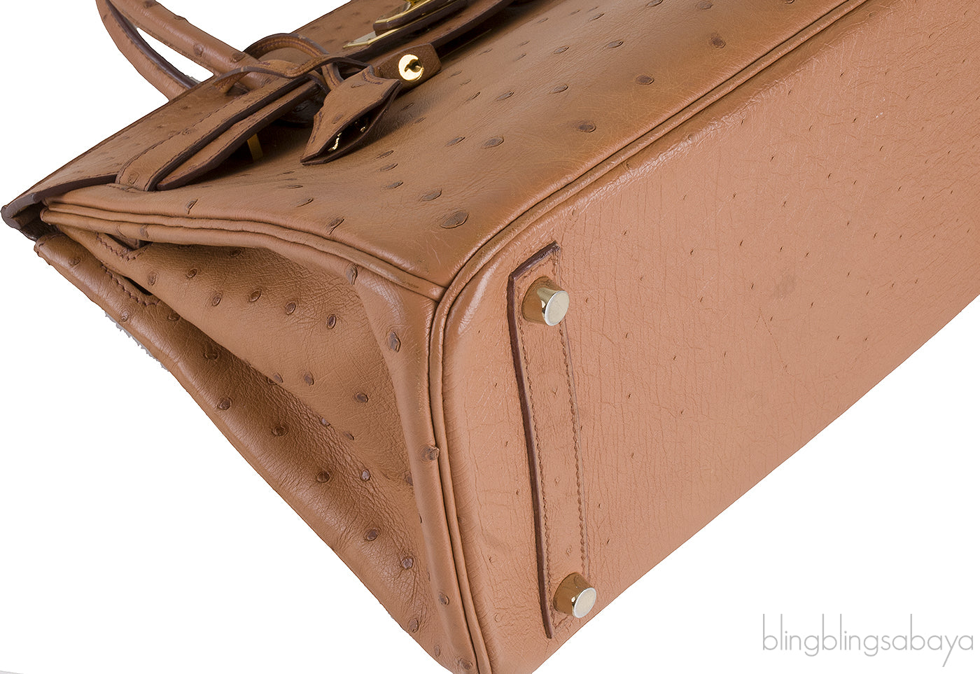 Birkin 30 Ostrich Cognac GHW