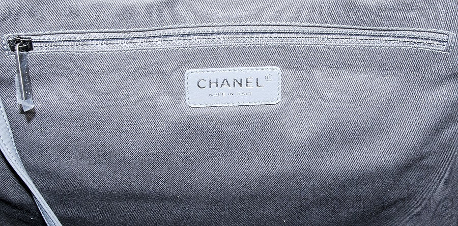 Beige Graffiti Canvas Tote