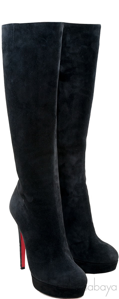 Babel Plato 140 Black Suede Boots