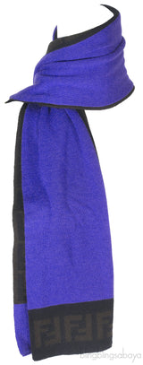 Fendi FF Wool Long Scarf & Gloves