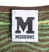 Green & Brown Stretch Blouse