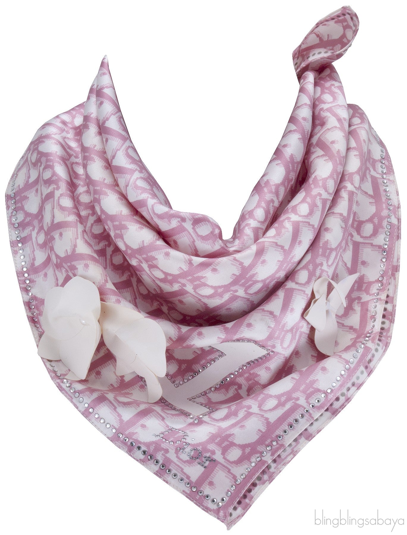 Pink Girly Silk Scarf