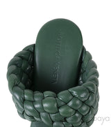 Bottega Veneta Curve Optic Emerald Green Sandals