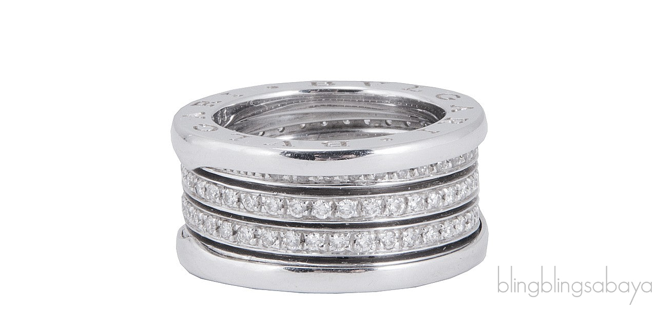 B.Zero1 White Gold Diamond Ring