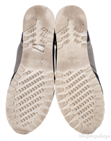 Loro Piana My Wind Microfibre & Suede Blue Sneakers