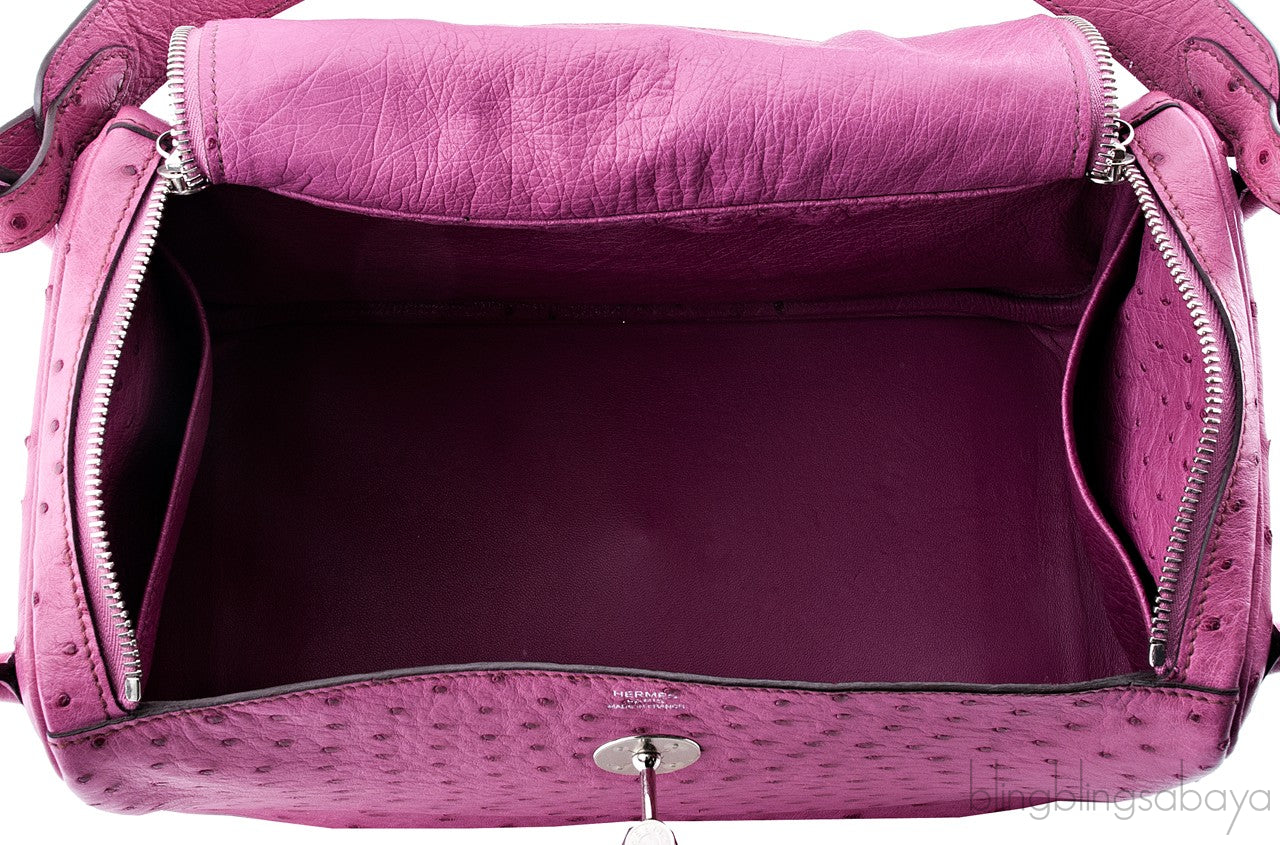Lindy Ostrich Fushia