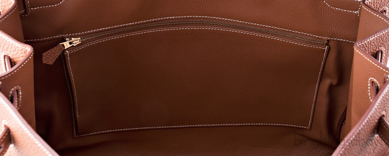 Birkin 40 Gold Taurillon Clem