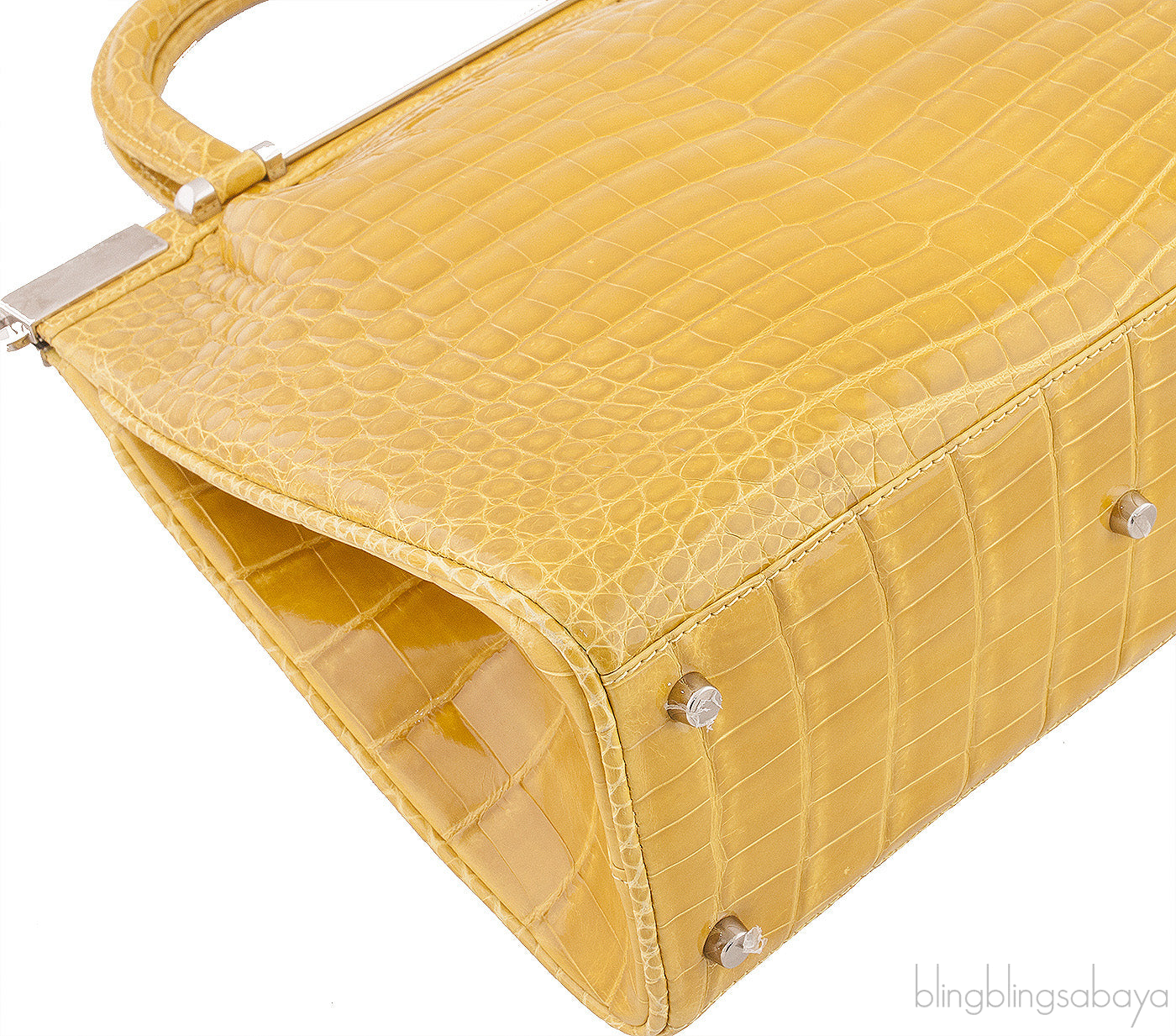 Crocodile Raffles Handbag