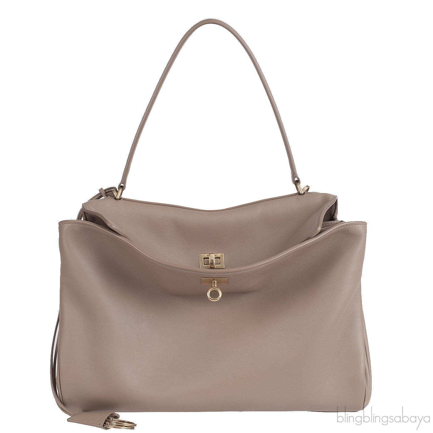 Balenciaga Cream Rodeo Medium Handbag