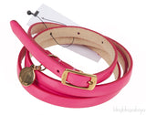 Stella McCartney Fuchsia Patent Faux Leather Belt