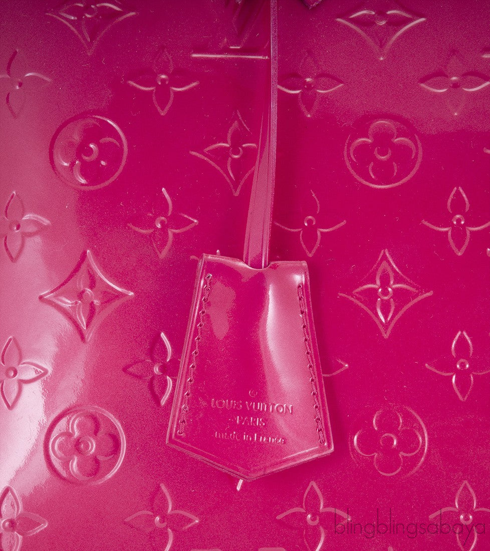 Alma GM Pink Monogram Vernis