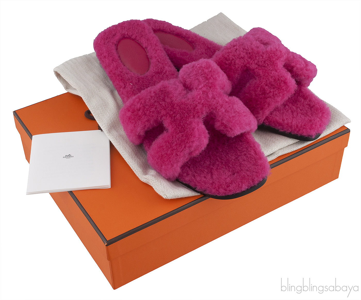 Oran Teddy Bear Fuchsia Sandals