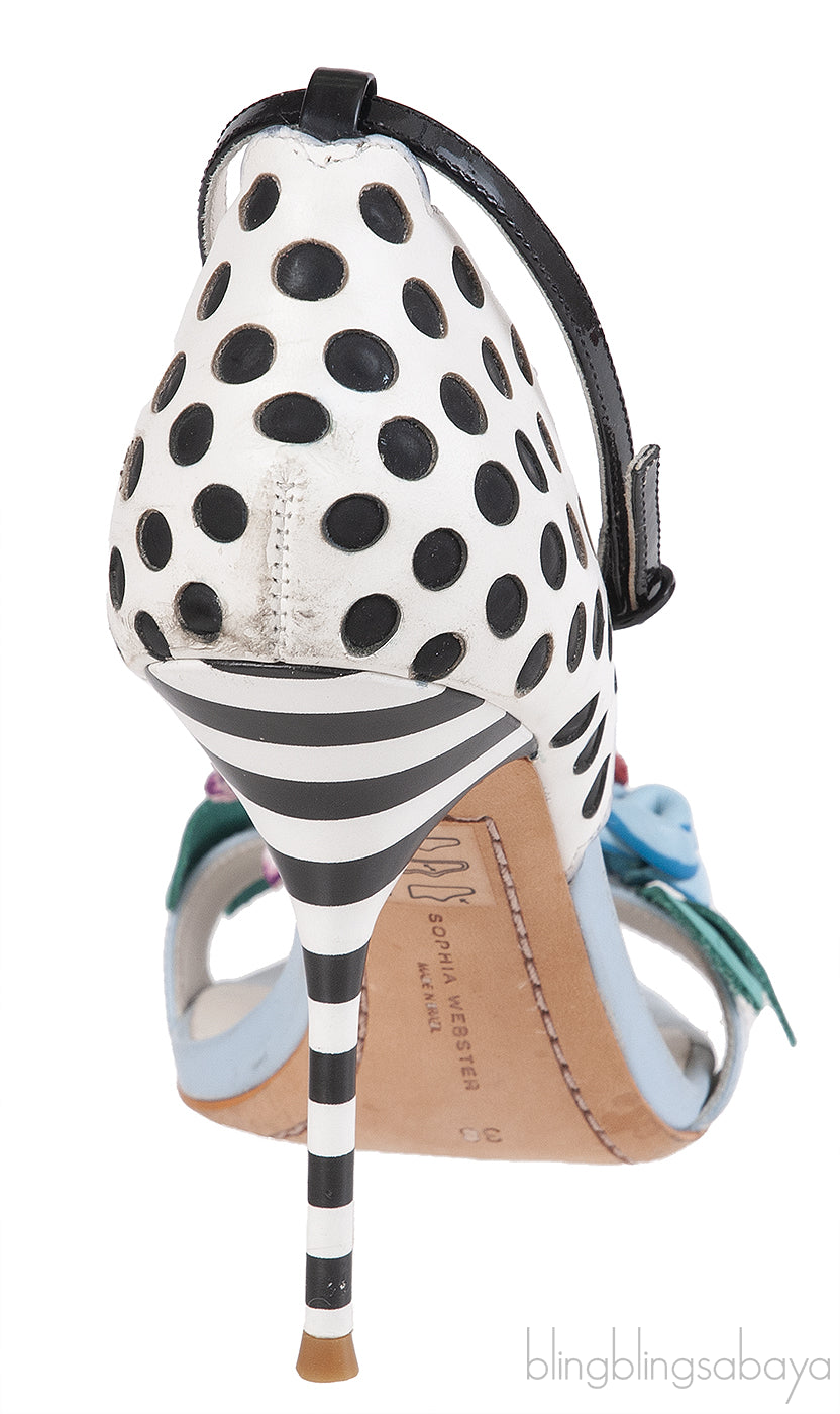 Sophia Webster Polka-dot Lilico Slingback Sandals