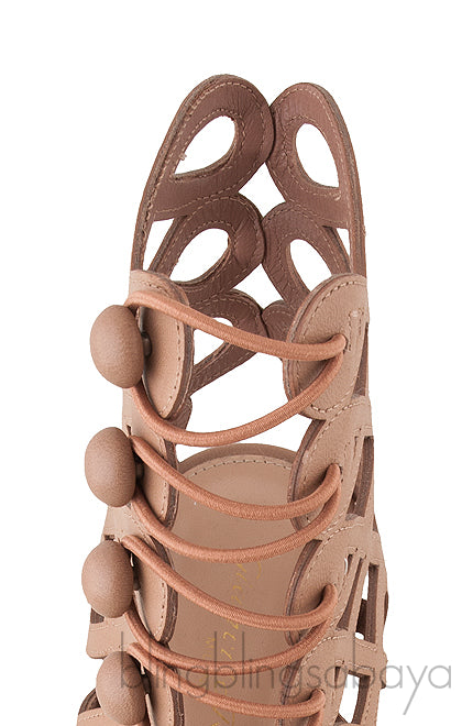 Nude Vendome Cage Sandals
