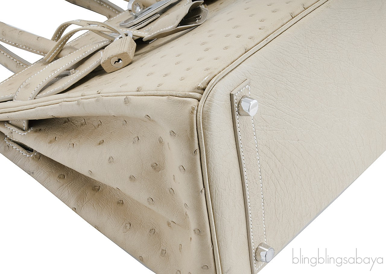 Birkin 30 Parchemin Ostrich
