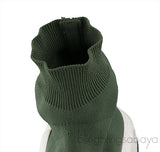 Green Speed Stretch-knit High Top Sneakers