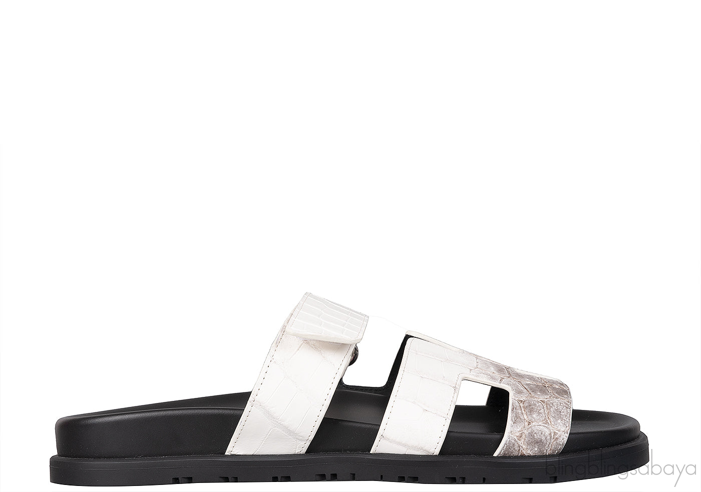 Chypre Himalaya Matte Crocodile Sandals