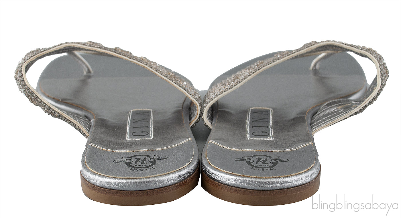 Orlando Flat Silver Sandals