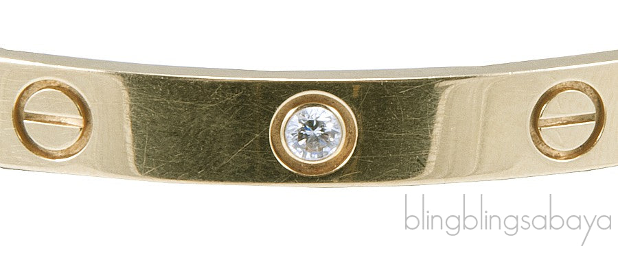 LOVE Open Cuff Diamond Bracelet