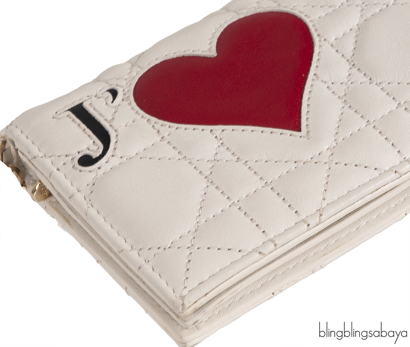 J\'♥ Off-white Cannage Mini Wallet