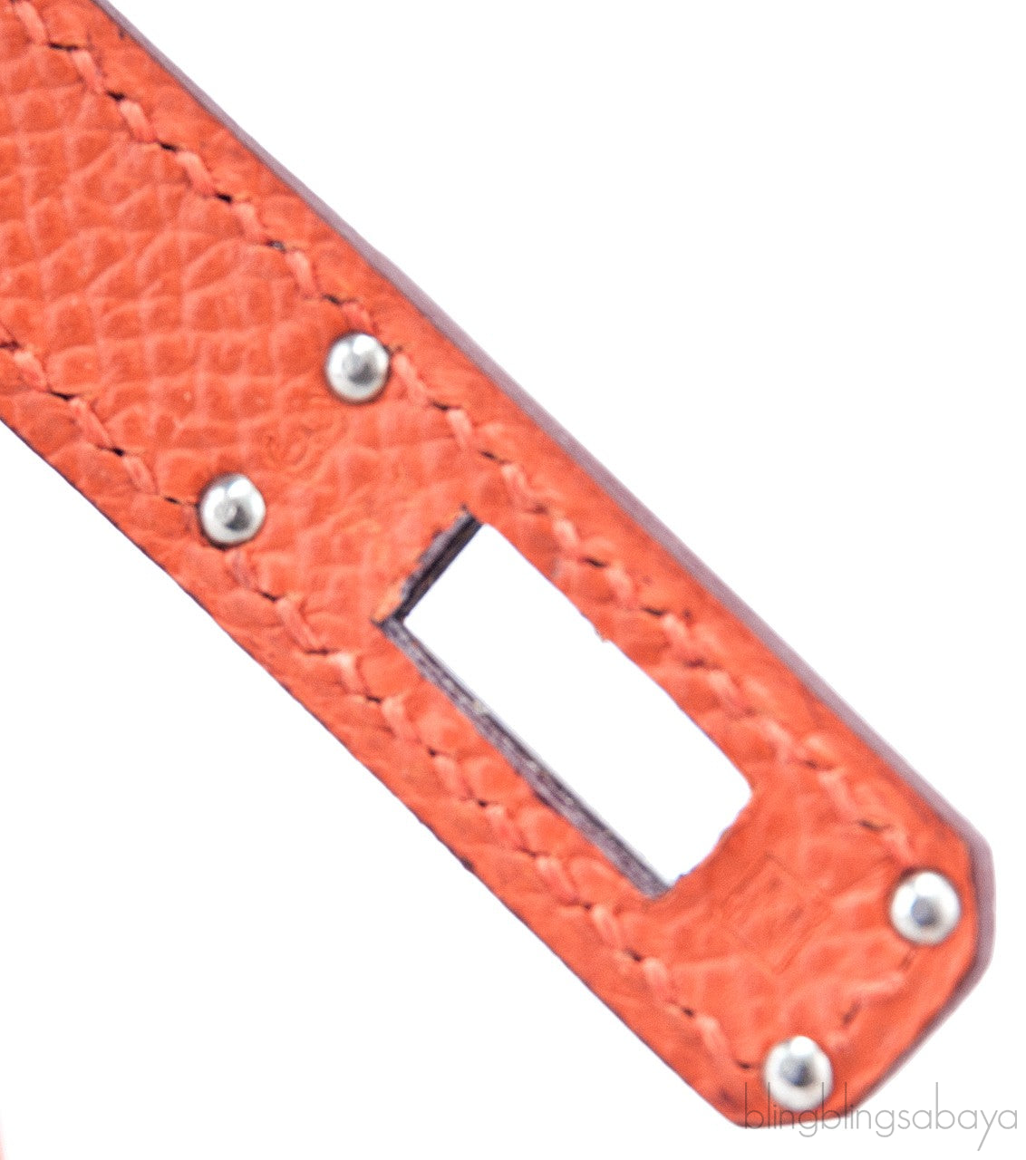 Kelly 25 Orange Epsom
